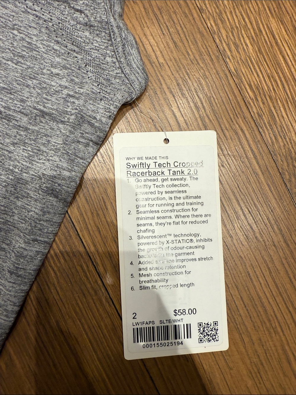 Swiftly Tech Racerback Athletic Tank Top - Picture 4 of 6
